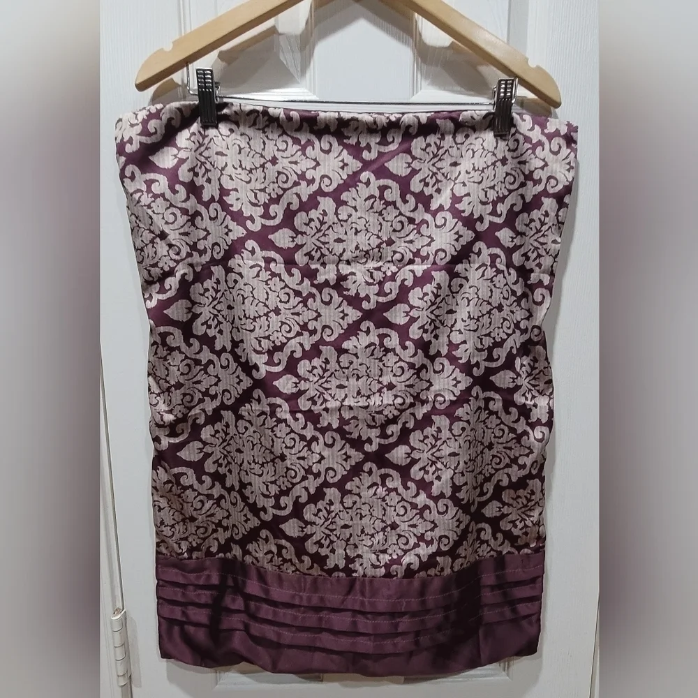 Standard Mauve Burgundy Pillowcases (2) Boho